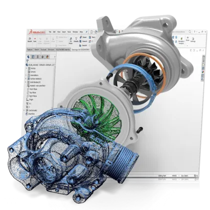 Use proven industry-leading tools from Geomagic directly inside your SOLIDWORKS environment.
